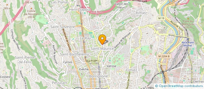 localisation de l'entreprise MADAME MARIE-LAURE GRIGIS à NICE