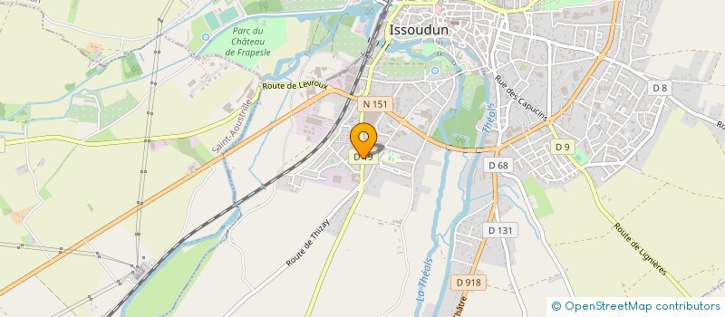 localisation de l'entreprise MADAME MARIE LAURE GRUNENWALD à ISSOUDUN