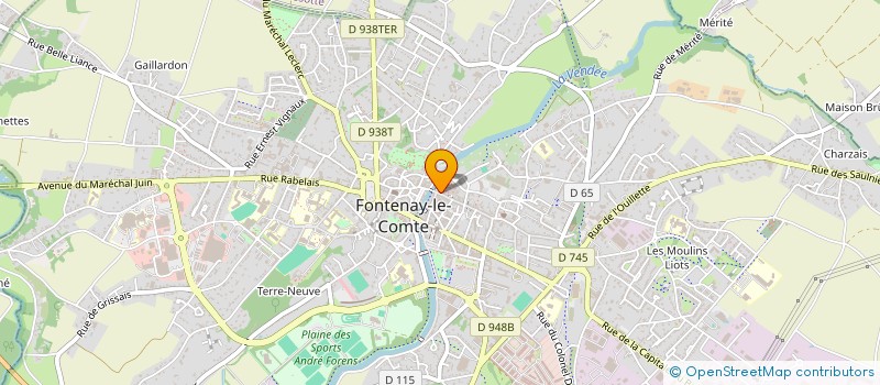 localisation de l'entreprise MADAME MARIE-LAURE GUERIN à FONTENAY-LE-COMTE