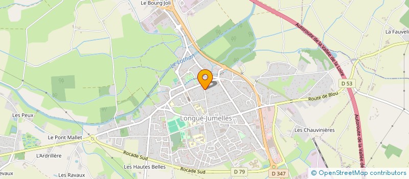 localisation de l'entreprise MADAME MARIE-LAURE GUIFOLEAU à LONGUE-JUMELLES
