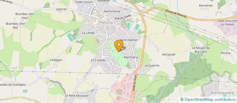 localisation de l'entreprise MADAME MARIE-LAURE GUIGUIN  PLESCOP