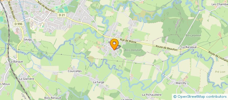 localisation de l'entreprise MADAME MARIE-LAURE HAIRIE à LOUHANS