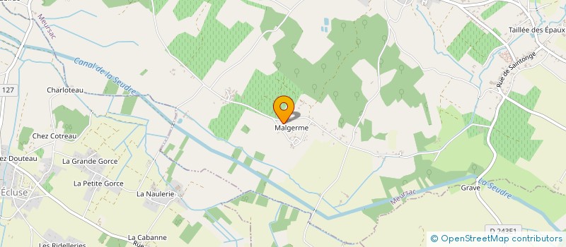 localisation de l'entreprise MADAME MARIE-LAURE HEARD  MEURSAC