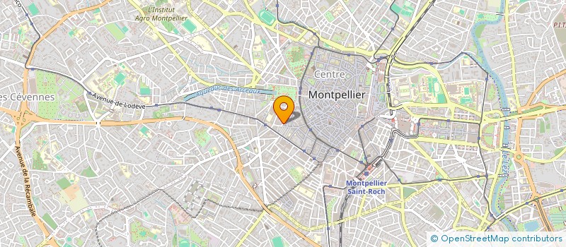 localisation de l'entreprise MADAME MARIE-LAURE HENRY à MONTPELLIER
