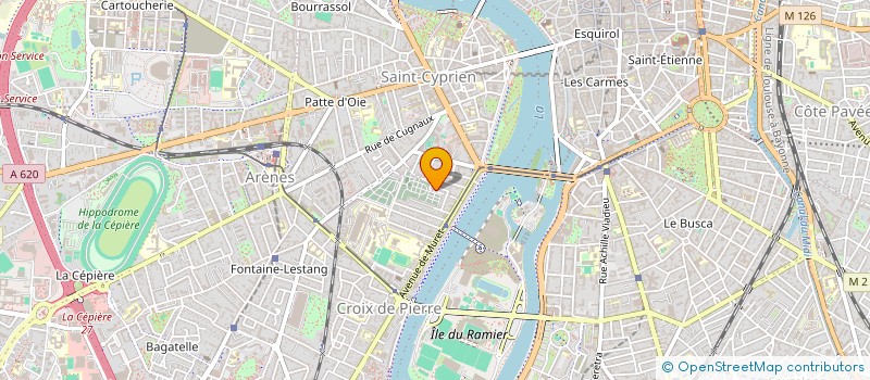 localisation de l'entreprise MADAME MARIE LAURE HENRY  TOULOUSE