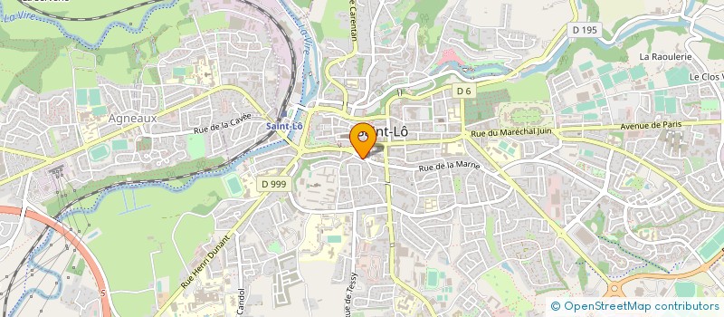 localisation de l'entreprise MADAME MARIE-LAURE HERVIEU  SAINT-LO