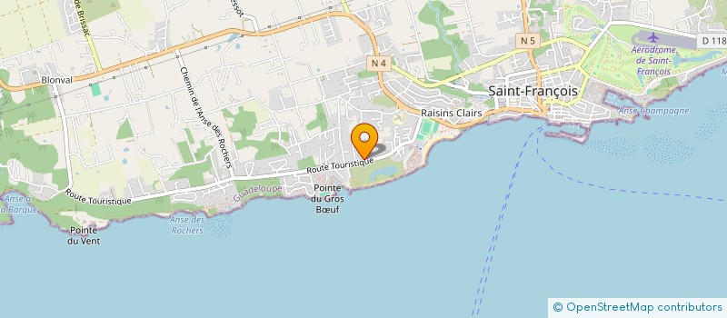 localisation de l'entreprise MADAME MARIE-LAURE HOARAU  SAINT-FRANCOIS