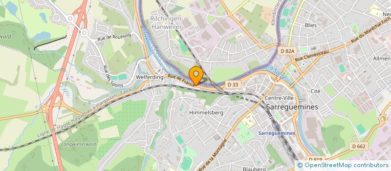 localisation de l'entreprise MADAME MARIE LAURE HUTHER  WOUSTVILLER