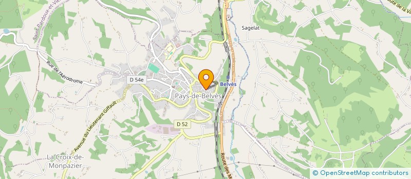 localisation de l'entreprise MADAME MARIE LAURE JACOUMY  PAYS DE BELVES