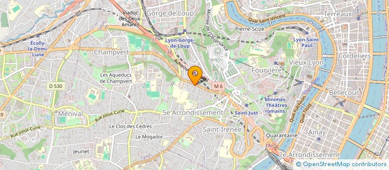 localisation de l'entreprise MADAME MARIE-LAURE JAVELIER  LYON