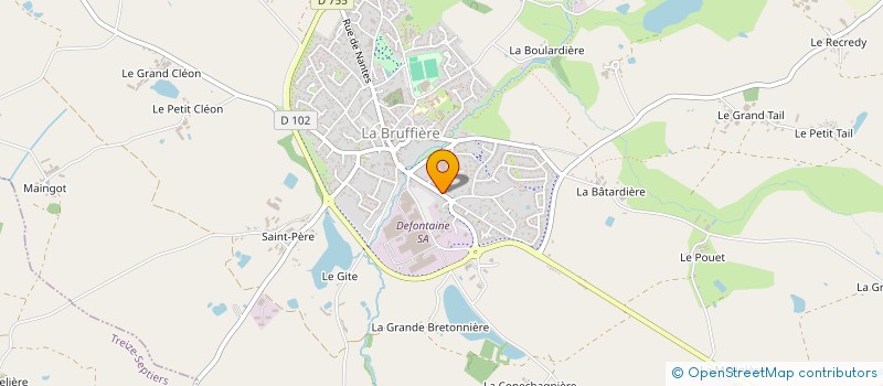 localisation de l'entreprise MADAME MARIE LAURE JOACHIM à LA BRUFFIERE