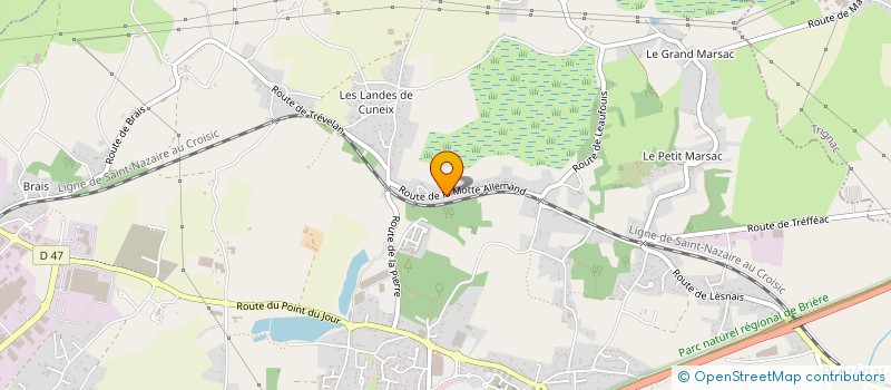 localisation de l'entreprise MADAME MARIE-LAURE KOEGEL  SAINT-NAZAIRE