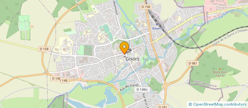 localisation de l'entreprise MADAME MARIE-LAURE LAMARCHE  GISORS