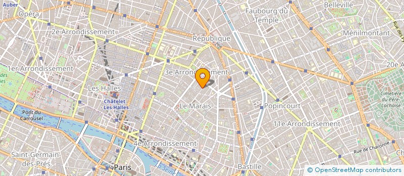 localisation de l'entreprise MADAME MARIE-LAURE LANFRANCHI  PARIS