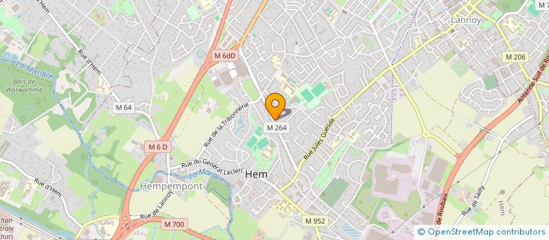 localisation de l'entreprise MADAME MARIE-LAURE LANNOY  HEM