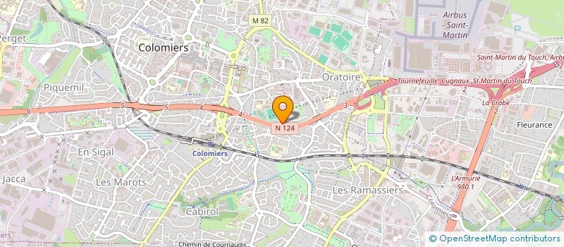 localisation de l'entreprise MADAME MARIE-LAURE LASJUNIES à COLOMIERS
