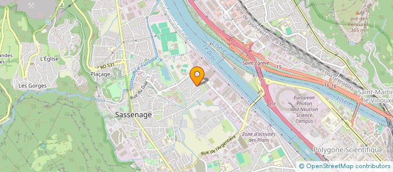 localisation de l'entreprise MADAME MARIE-LAURE LAURICELLA à SASSENAGE