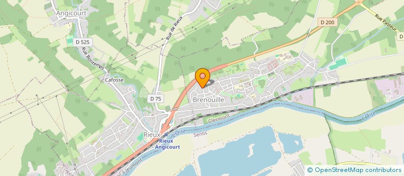 localisation de l'entreprise MADAME MARIE LAURE LE BEULZE  BRENOUILLE