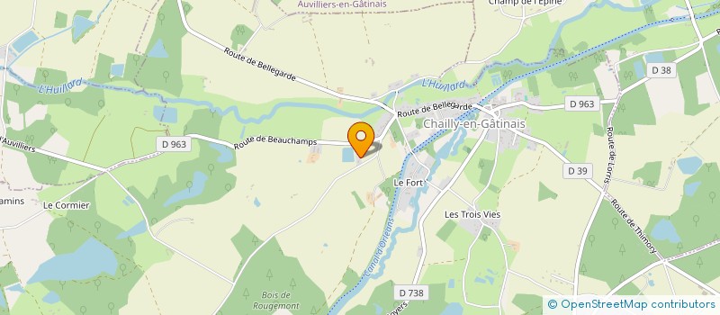 localisation de l'entreprise MADAME MARIE LAURE LE GALL à CHAILLY-EN-GATINAIS