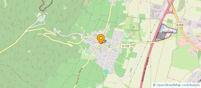 localisation de l'entreprise MADAME MARIE LAURE LE NESTOUR  KINTZHEIM