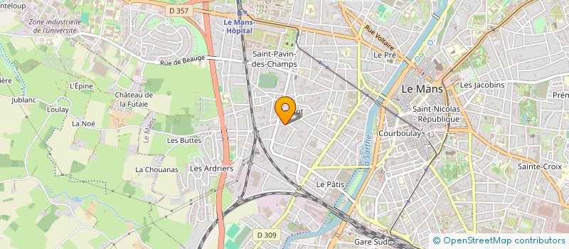 localisation de l'entreprise MADAME MARIE-LAURE LEBARGY  LE MANS