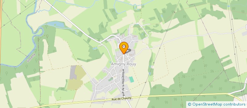 localisation de l'entreprise MADAME MARIE-LAURE LEBEAU  TERGNIER