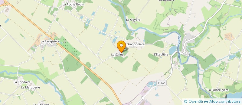 localisation de l'entreprise MADAME MARIE-LAURE LEBRETON à MONTAIGU-VENDEE
