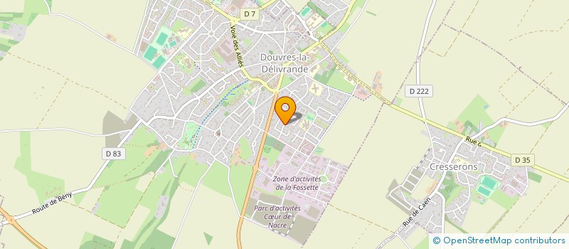 localisation de l'entreprise MADAME MARIE-LAURE LECACHEUR  DOUVRES-LA-DELIVRANDE