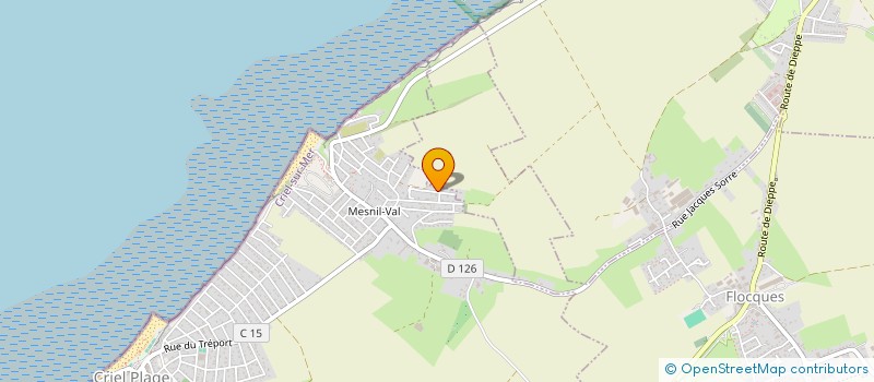 localisation de l'entreprise MADAME MARIE-LAURE LECONTE  CRIEL-SUR-MER