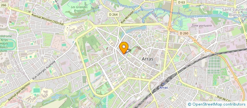 localisation de l'entreprise MADAME MARIE-LAURE LEDUC à ARRAS