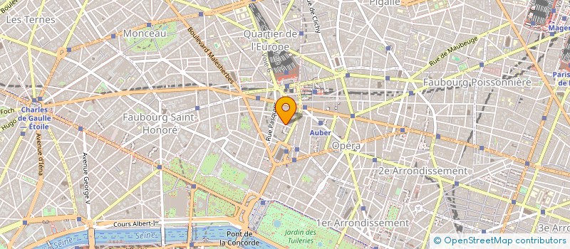 localisation de l'entreprise MADAME MARIE-LAURE LESAGE  PARIS