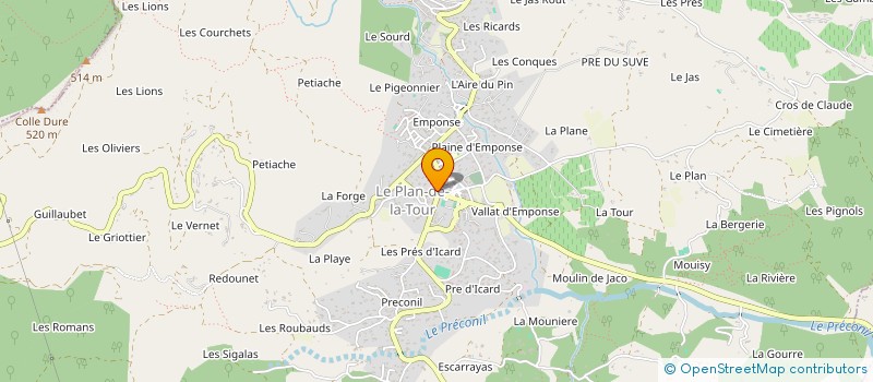 localisation de l'entreprise MADAME MARIE-LAURE LESCAILLE  MAILLY-LE-CHATEAU