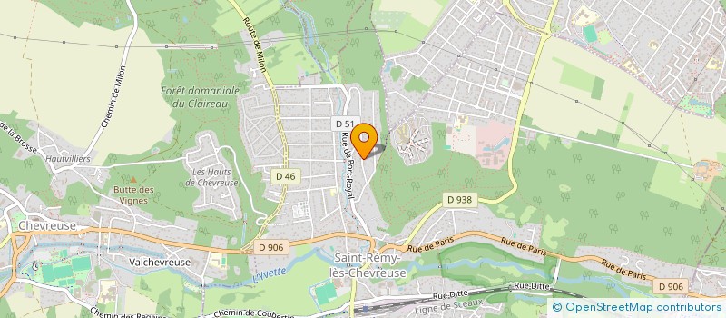 localisation de l'entreprise MADAME MARIE-LAURE LETOCART  SAINT-REMY-LES-CHEVREUSE