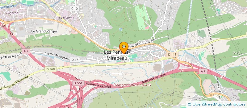 localisation de l'entreprise MADAME MARIE-LAURE LICATA à LES PENNES-MIRABEAU