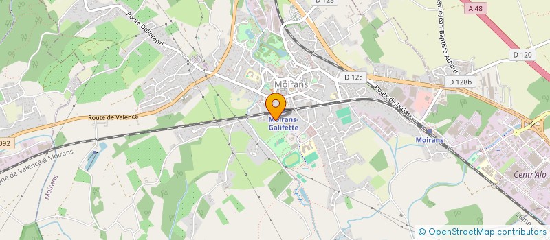 localisation de l'entreprise MADAME MARIE-LAURE LOUCHE  MOIRANS