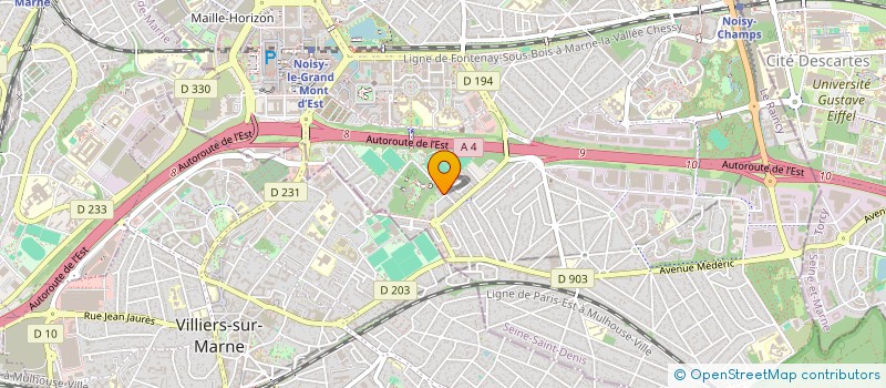 localisation de l'entreprise MADAME MARIE-LAURE MACH  NOISY-LE-GRAND