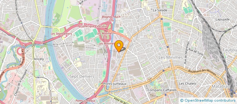 localisation de l'entreprise MADAME MARIE LAURE MAGNE à TOULOUSE