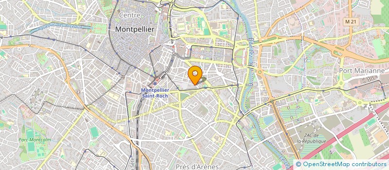 localisation de l'entreprise MADAME MARIE LAURE MAILLES à MONTPELLIER
