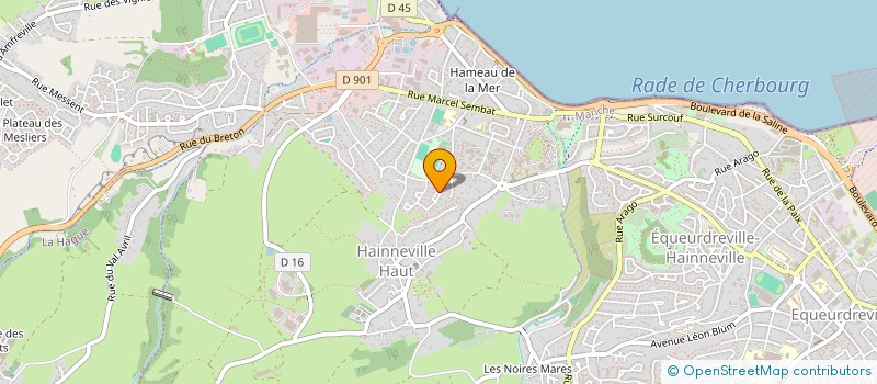 localisation de l'entreprise MADAME MARIE-LAURE MAIRE  CHERBOURG-EN-COTENTIN