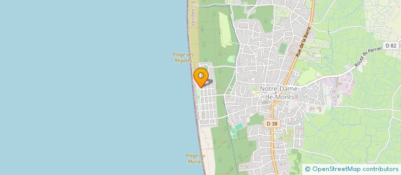 localisation de l'entreprise MADAME MARIE-LAURE MANIERI  NOTRE-DAME-DE-MONTS