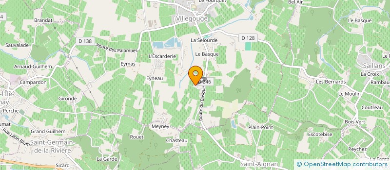 localisation de l'entreprise MADAME MARIE LAURE MARCOS à VILLEGOUGE