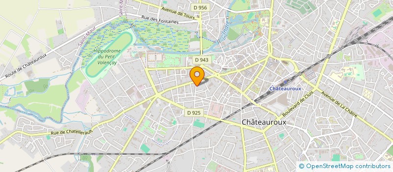 localisation de l'entreprise MADAME MARIE-LAURE MARTIN à CHATEAUROUX