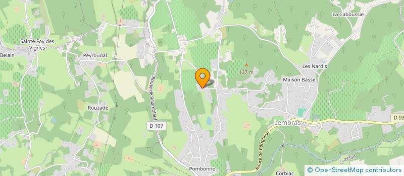 localisation de l'entreprise MADAME MARIE-LAURE MARTIN  LEMBRAS