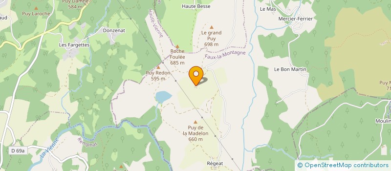 localisation de l'entreprise MADAME MARIE-LAURE MARVIER  GENTIOUX PIGEROLLES