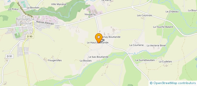 localisation de l'entreprise MADAME MARIE LAURE MAUPETIT à BAZOUGES-LA-PEROUSE