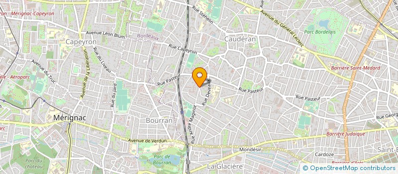 localisation de l'entreprise MADAME MARIE LAURE MAZAT à BORDEAUX