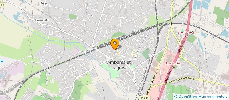 localisation de l'entreprise MADAME MARIE LAURE MAZET à AMBARES-ET-LAGRAVE