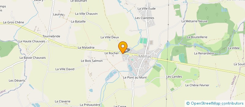 localisation de l'entreprise MADAME MARIE-LAURE MELUSE  MEILLAC