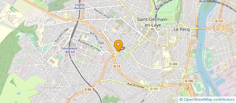 localisation de l'entreprise MADAME MARIE-LAURE MINIER  SAINT-GERMAIN-EN-LAYE