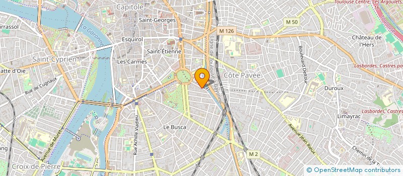 localisation de l'entreprise MADAME MARIE-LAURE MOENS DE HASE  TOULOUSE